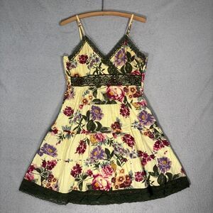 Vintage Neelam Dress Women’s Size XS Baby Doll Forest Fairy Boho Cottagecore Y2K